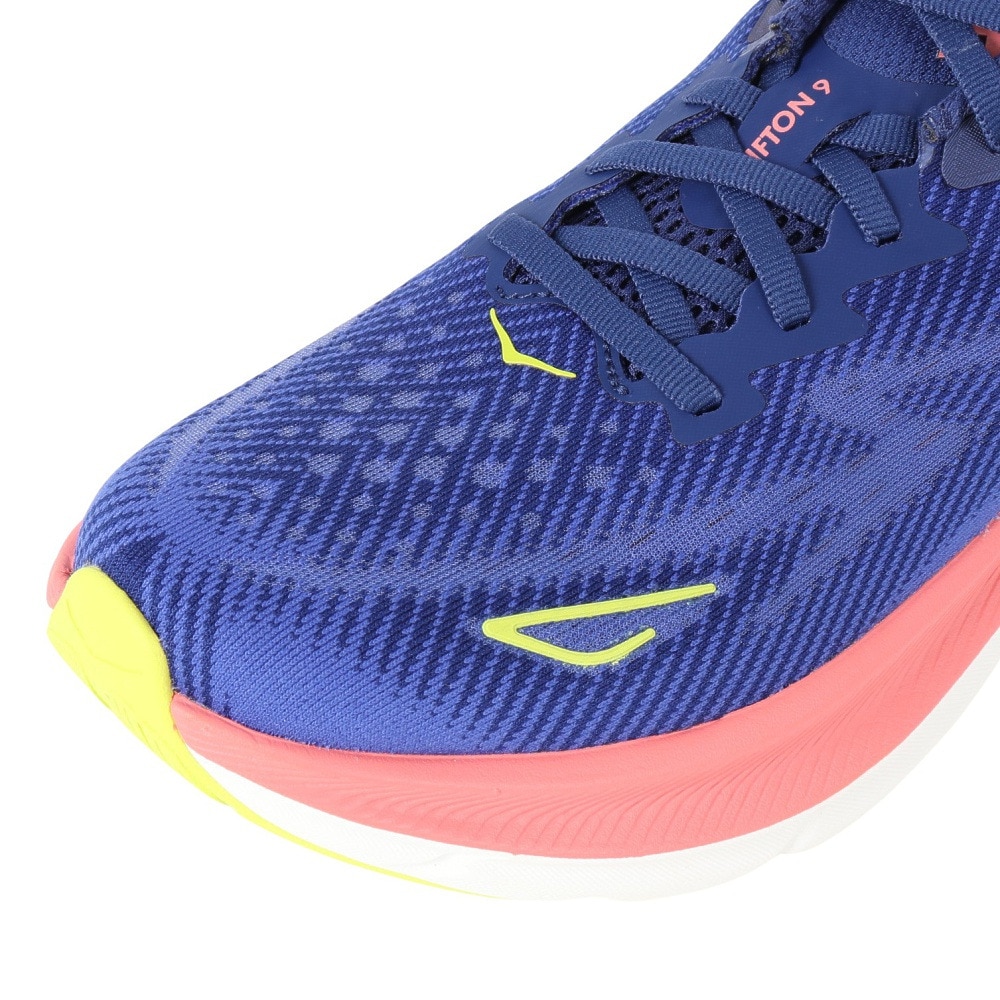 ホカ（HOKA）（レディース）ランニングシューズ ジョギングシューズ クリフトン9 Wide 1132211-EVN