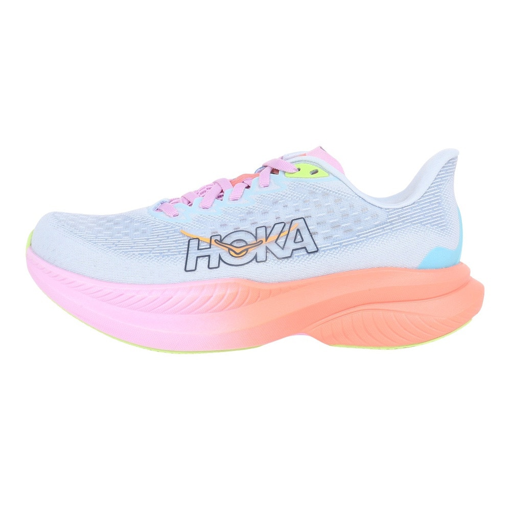 ホカ（HOKA）（レディース）ランニングシューズ ジョギングシューズ マッハ 6 ワイド 1147834-ISK