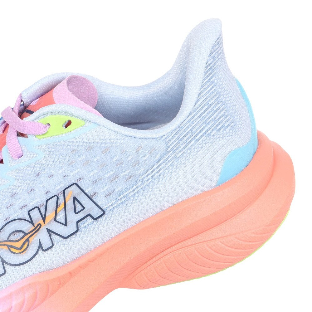 ホカ（HOKA）（レディース）ランニングシューズ ジョギングシューズ マッハ 6 ワイド 1147834-ISK