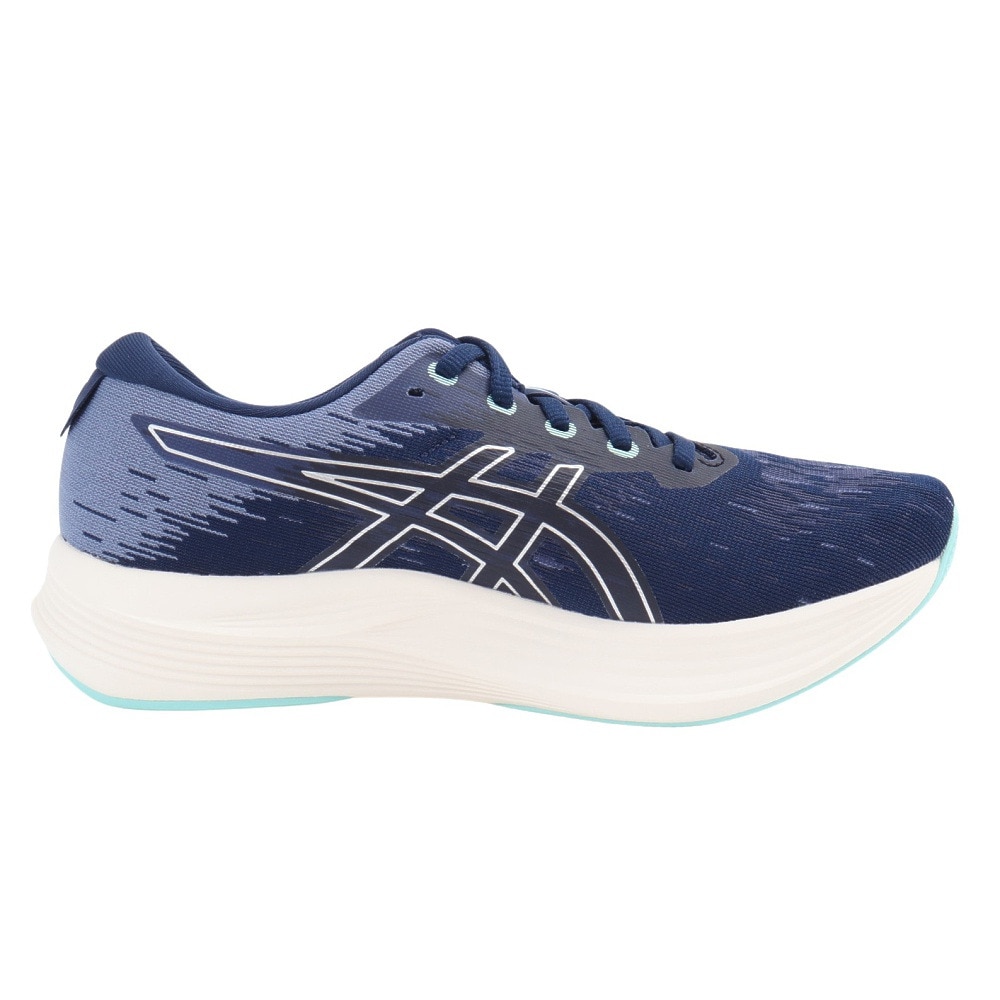 アシックス（ASICS）（レディース）ランニングシューズ エボライドスピード2 ネイビー 1012B597.400 スニーカー ジョギング 軽量