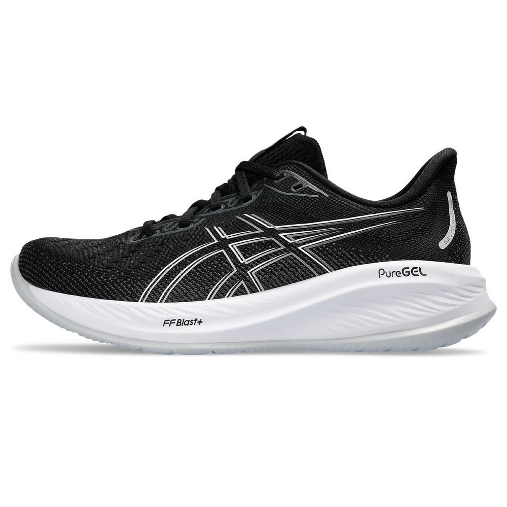 アシックス（ASICS）（レディース）ランニングシューズ ゲル キュムラス26 ブラック ホワイト 1012B599.002 スニーカー ジョグ クッション性