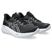 アシックス（ASICS）（レディース）ランニングシューズ ゲル キュムラス26 ブラック ホワイト 1012B599.002 スニーカー ジョグ クッション性