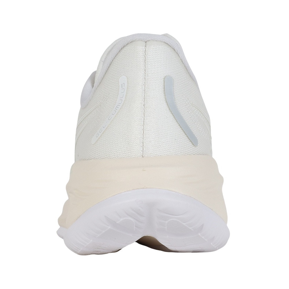 アシックス（ASICS）（レディース）ランニングシューズ ゲルキュムラス26 ホワイト 1012B599.101 スニーカー ジョギング クッション性 軽量