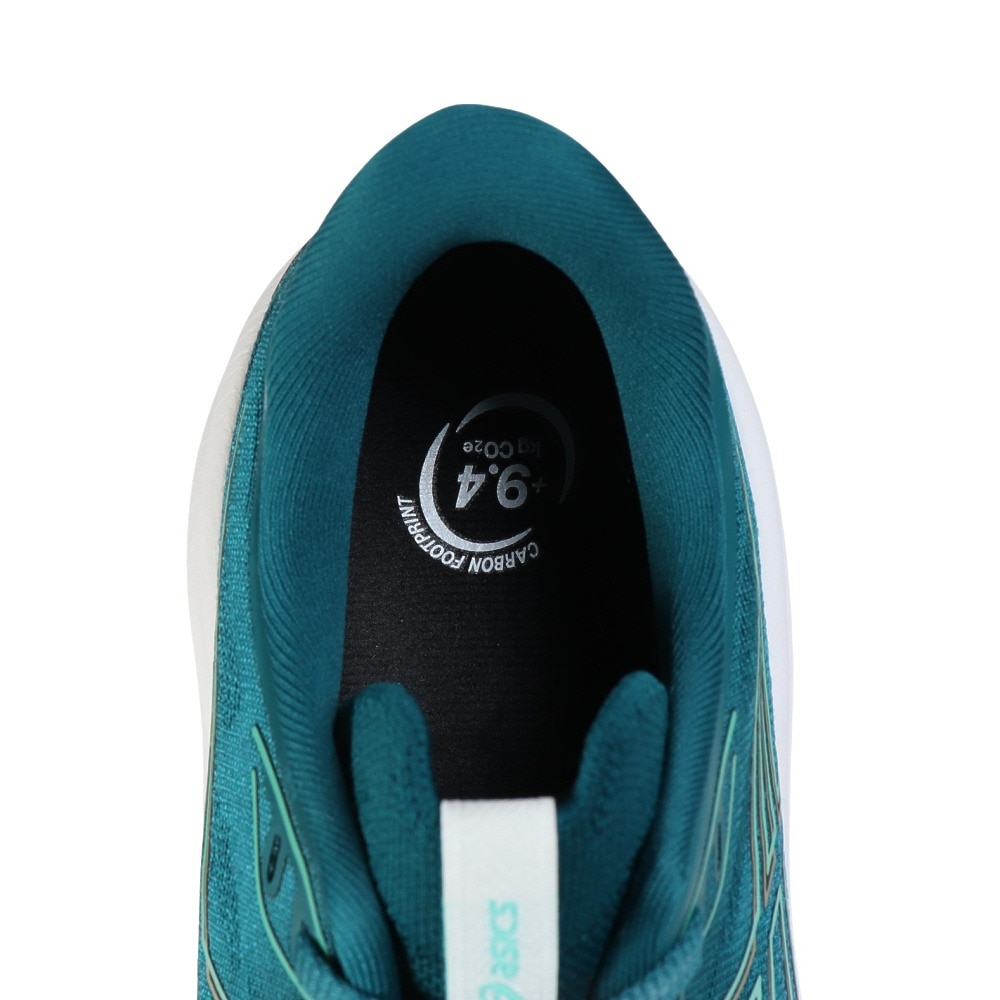 アシックス（ASICS）（レディース）ランニングシューズ ゲル キュムラス26 エメグリーン 1012B599.300 スニーカー ジョギング クッション性