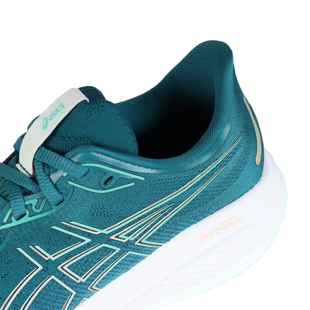 アシックス（ASICS）（レディース）ランニングシューズ ゲル キュムラス26 エメグリーン 1012B599.300 スニーカー ジョギング クッション性