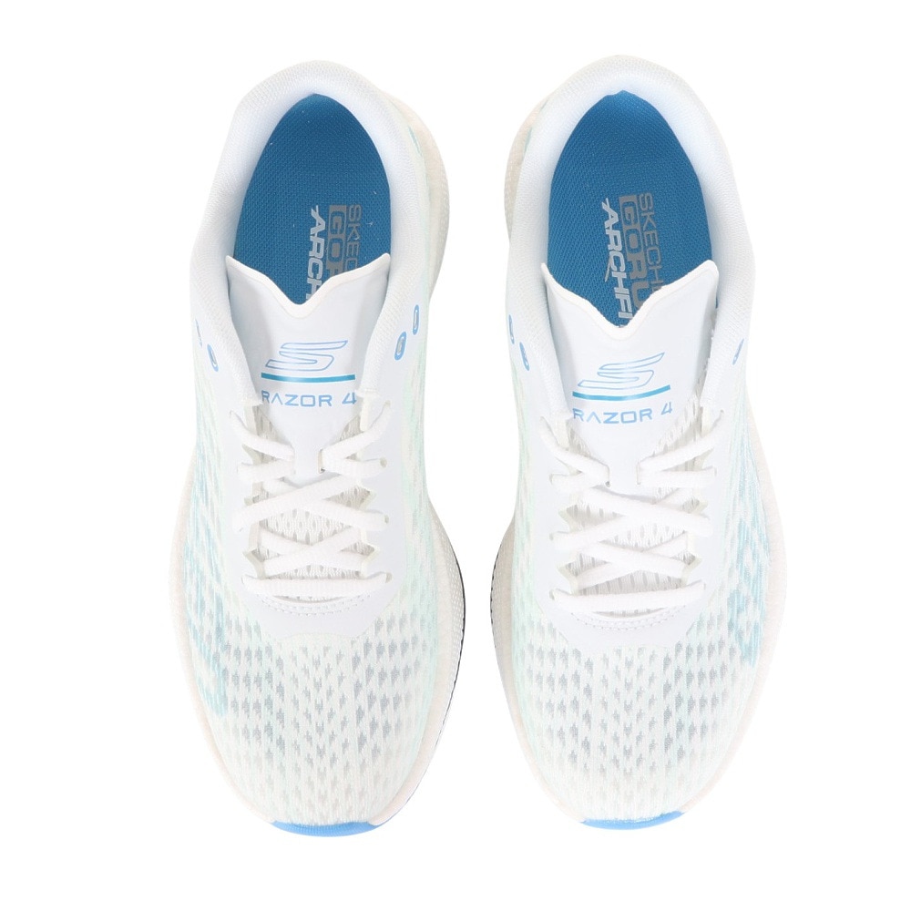 スケッチャーズ（SKECHERS）（レディース）ランニングシューズ ジョギングシューズ GO RUN RAZOR 4 172075-WBL
