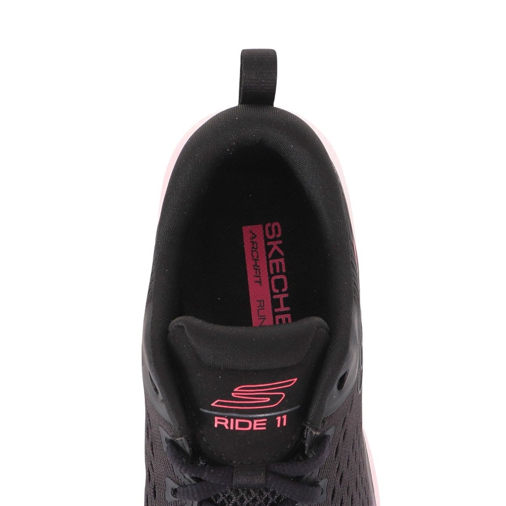 スケッチャーズ（SKECHERS）（レディース）ランニングシューズ ジョギングシューズ GO RUN RIDE 11 172079-BKPK