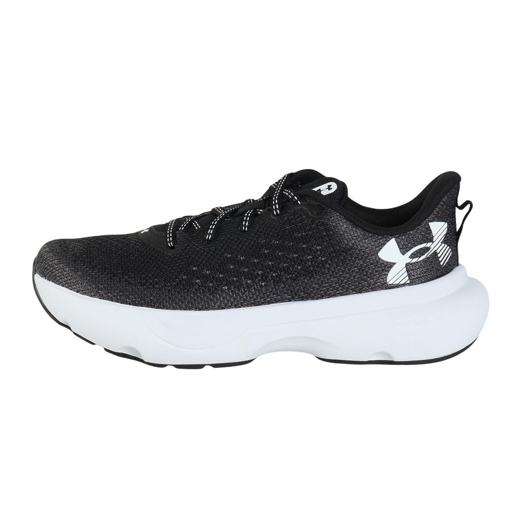 アンダーアーマー（UNDER ARMOUR）（メンズ、レディース）ランニングシューズ インフィニット ブラック 3027524 001 スニーカー ジョグ 柔軟性 クッション性