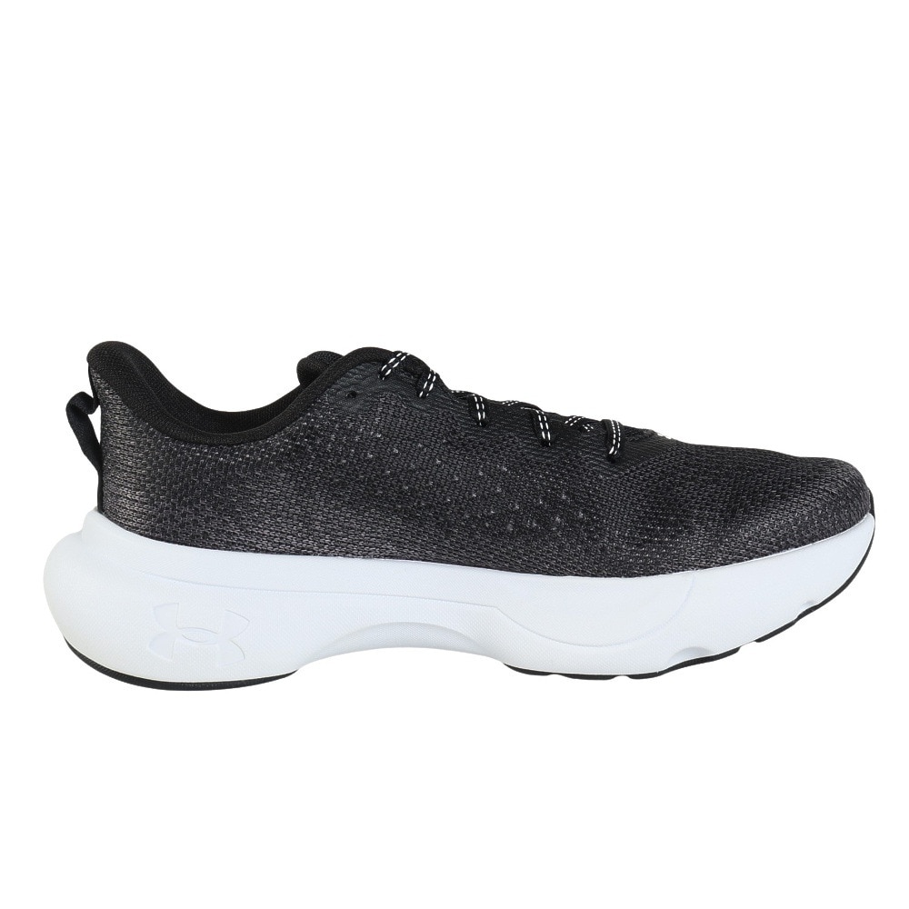 アンダーアーマー（UNDER ARMOUR）（メンズ、レディース）ランニングシューズ インフィニット ブラック 3027524 001 スニーカー ジョグ 柔軟性 クッション性