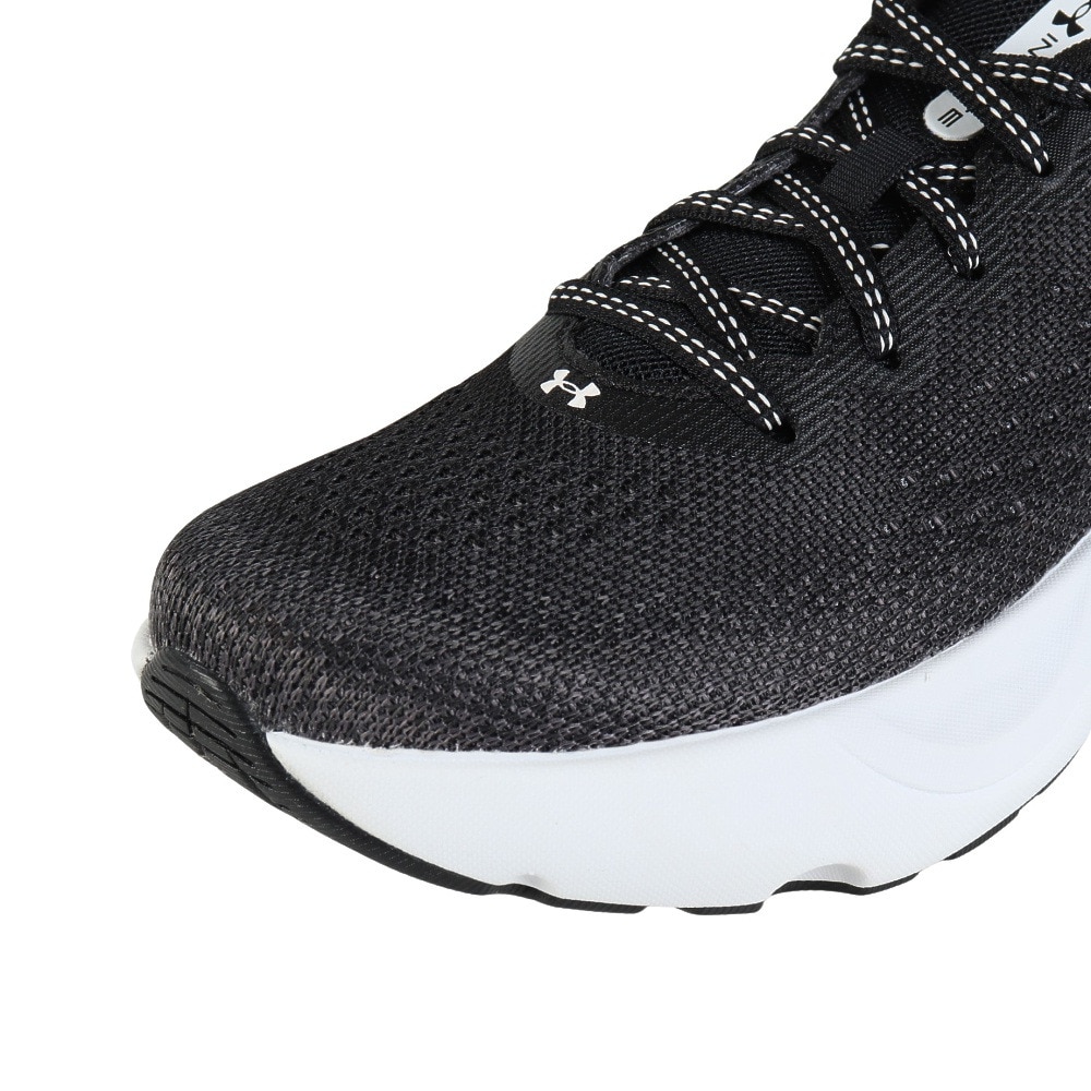アンダーアーマー（UNDER ARMOUR）（メンズ、レディース）ランニングシューズ インフィニット ブラック 3027524 001 スニーカー ジョグ 柔軟性 クッション性