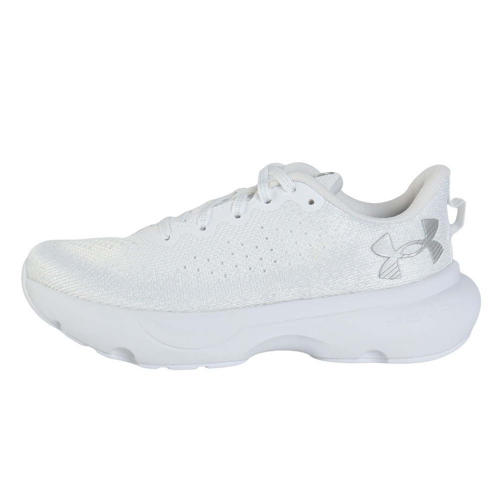 アンダーアーマー（UNDER ARMOUR）（メンズ、レディース）ランニングシューズ インフィニット ホワイト 3027524 101 スニーカー ジョグ 柔軟性 クッション性