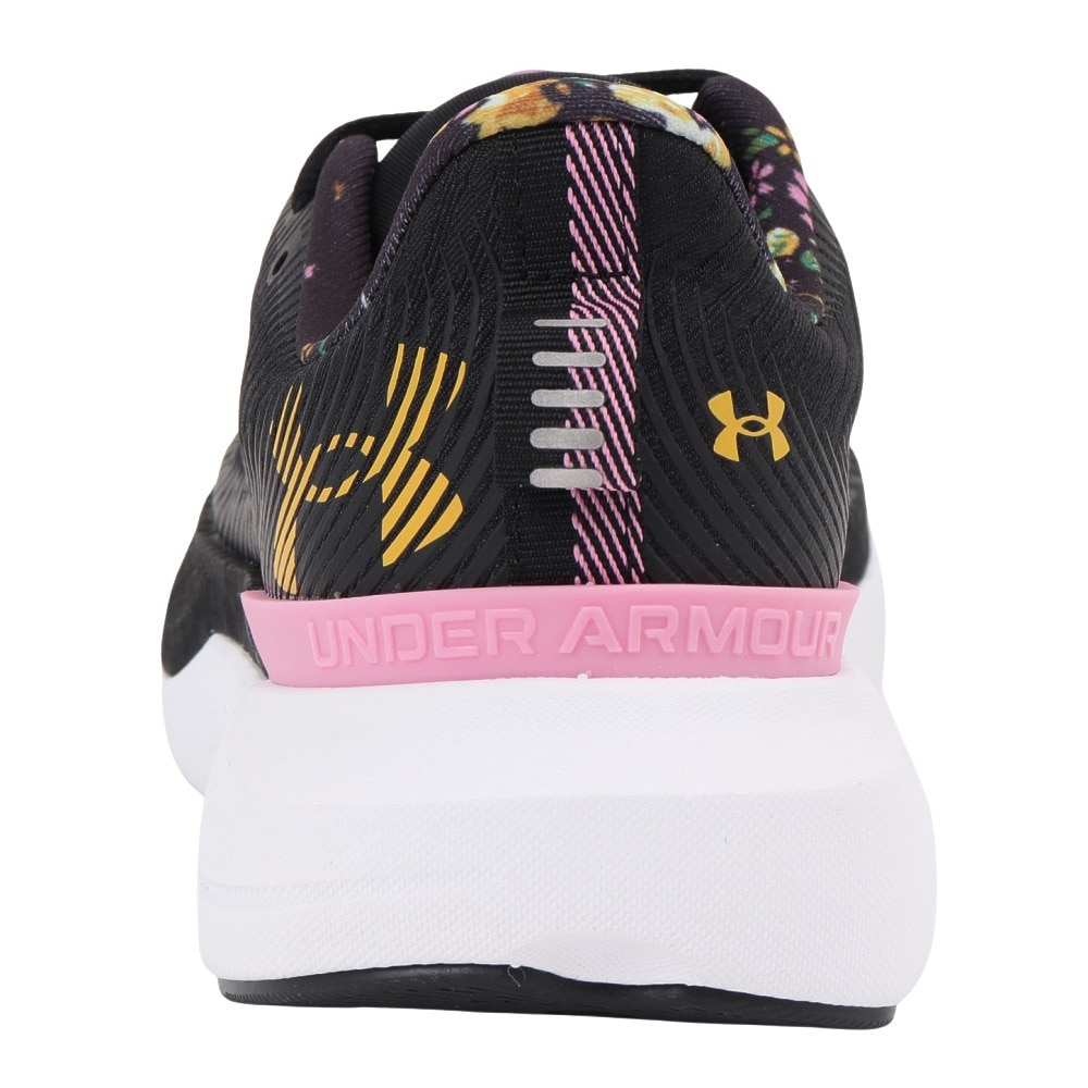 アンダーアーマー（UNDER ARMOUR）（レディース）ランニングシューズ インフィニットプロフローラル ブラック 3028104 001 スニーカー 柔軟性 クッション性