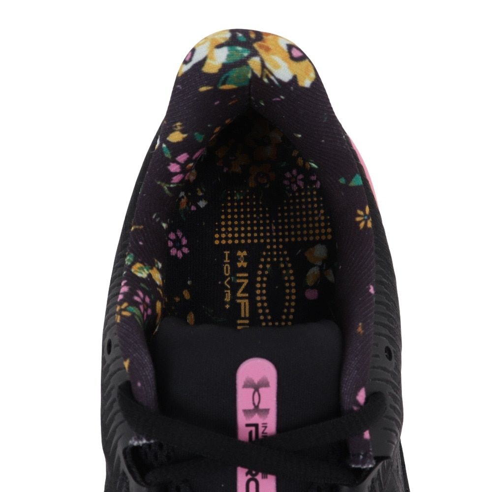アンダーアーマー（UNDER ARMOUR）（レディース）ランニングシューズ インフィニットプロフローラル ブラック 3028104 001 スニーカー 柔軟性 クッション性