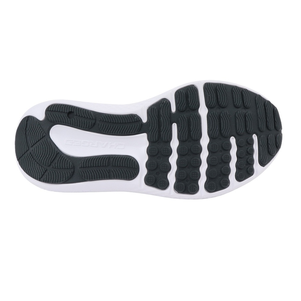 アンダーアーマー（UNDER ARMOUR）（レディース）ランニングシューズ チャージドサージ4ワイド ブラック 3028571 001 スニーカー ジョグ クッション性 軽量