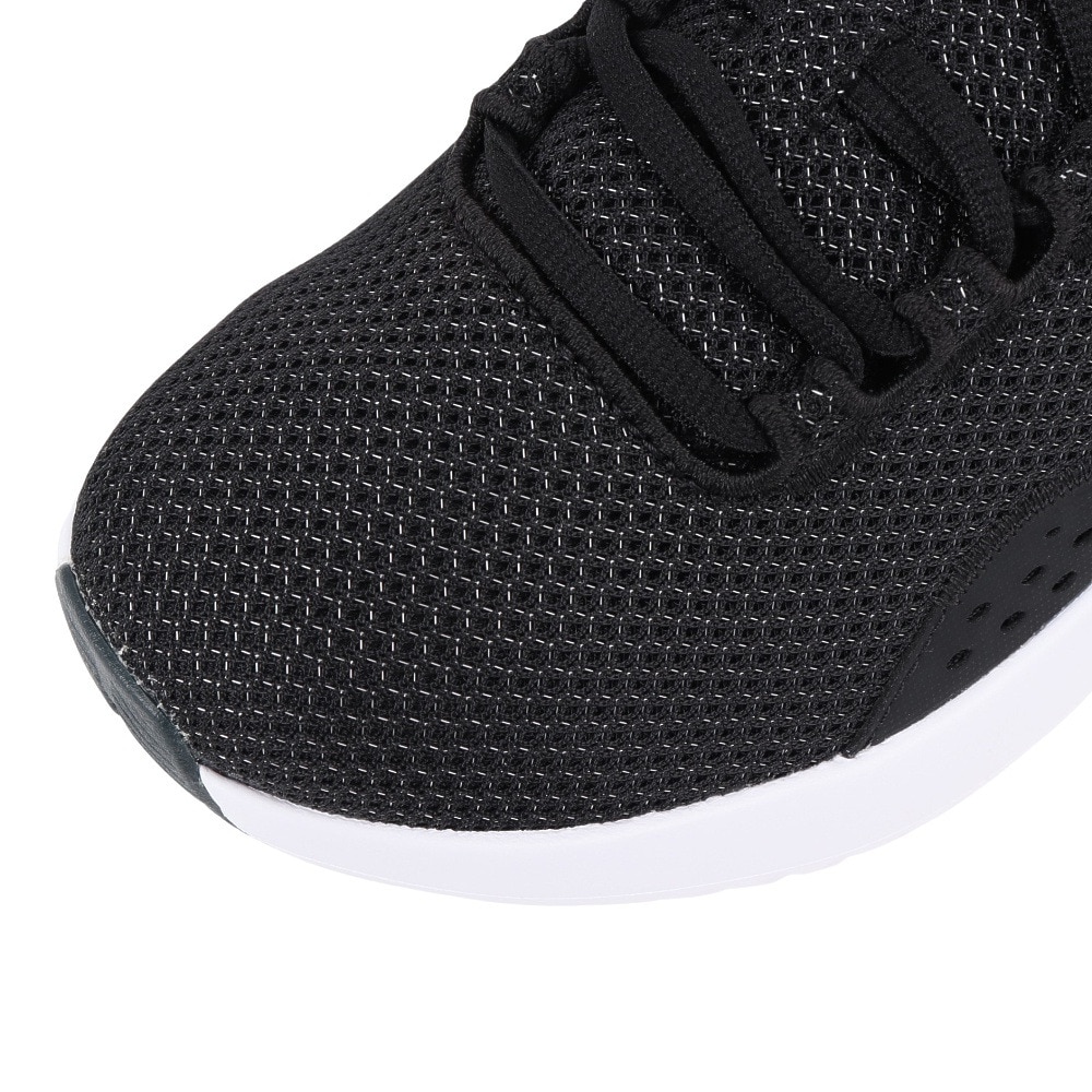 アンダーアーマー（UNDER ARMOUR）（レディース）ランニングシューズ チャージドサージ4ワイド ブラック 3028571 001 スニーカー ジョグ クッション性 軽量