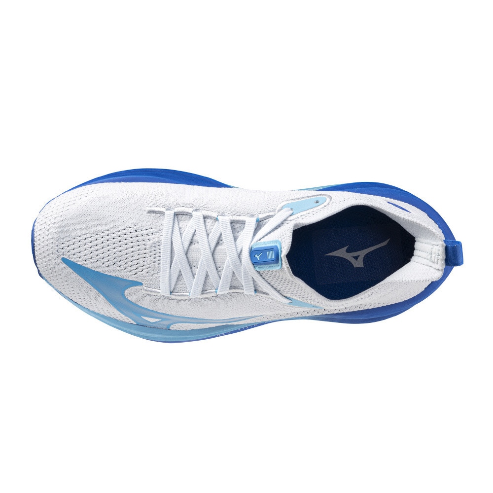 ミズノ（MIZUNO）（レディース）ランニングシューズ ミズノネオビスタ ライトブルー J1GD243421 スニーカー ジョギング 反発性 軽量 厚底
