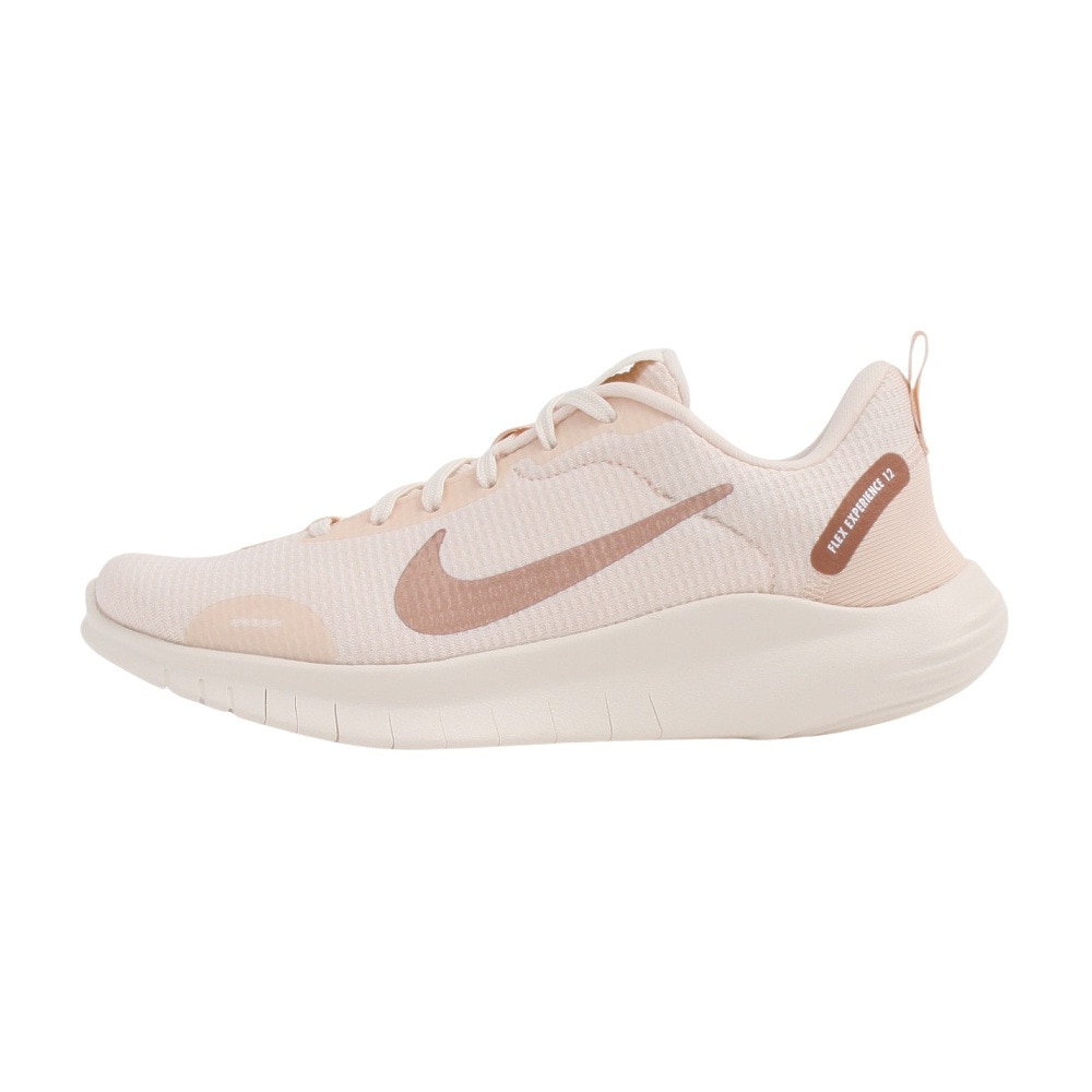 ナイキ（NIKE）（レディース）ランニングシューズ フレックスエクスペリエンスラン12 ホワイト オレンジ DV0746-800 スニーカー トレーニング ジョグ 