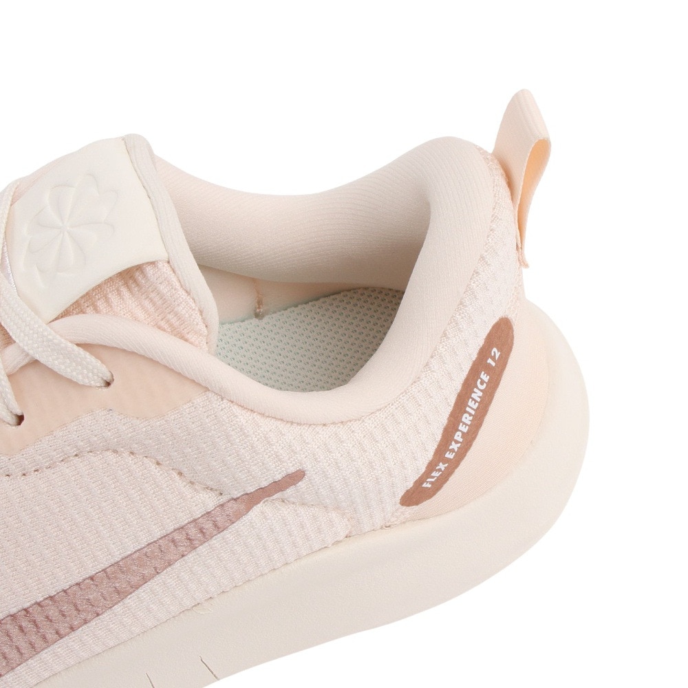 ナイキ（NIKE）（レディース）ランニングシューズ フレックスエクスペリエンスラン12 ホワイト オレンジ DV0746-800 スニーカー トレーニング ジョグ 