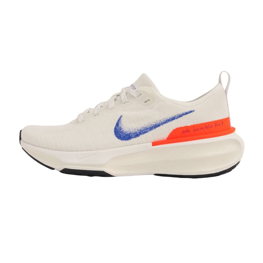 ナイキ（NIKE）（レディース）ランニングシューズ T1ズームX インヴィンシブルRN3 FP ホワイト ブルー HJ6655-900 スニーカー ジョギング トレーニング 軽量
