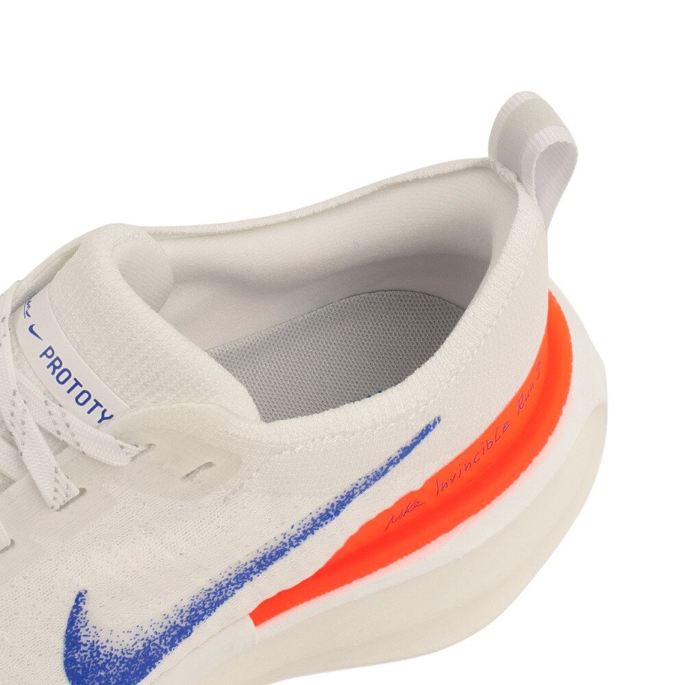 ナイキ（NIKE）（レディース）ランニングシューズ T1ズームX インヴィンシブルRN3 FP ホワイト ブルー HJ6655-900 スニーカー ジョギング トレーニング 軽量