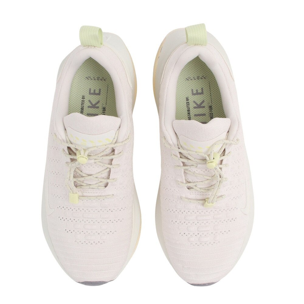 ナイキ（NIKE）（レディース）ランニングシューズ リアクトXインフィニティラン4  オフホワイト HJ7302-030 スニーカー ジョギング トレーニング クッション性