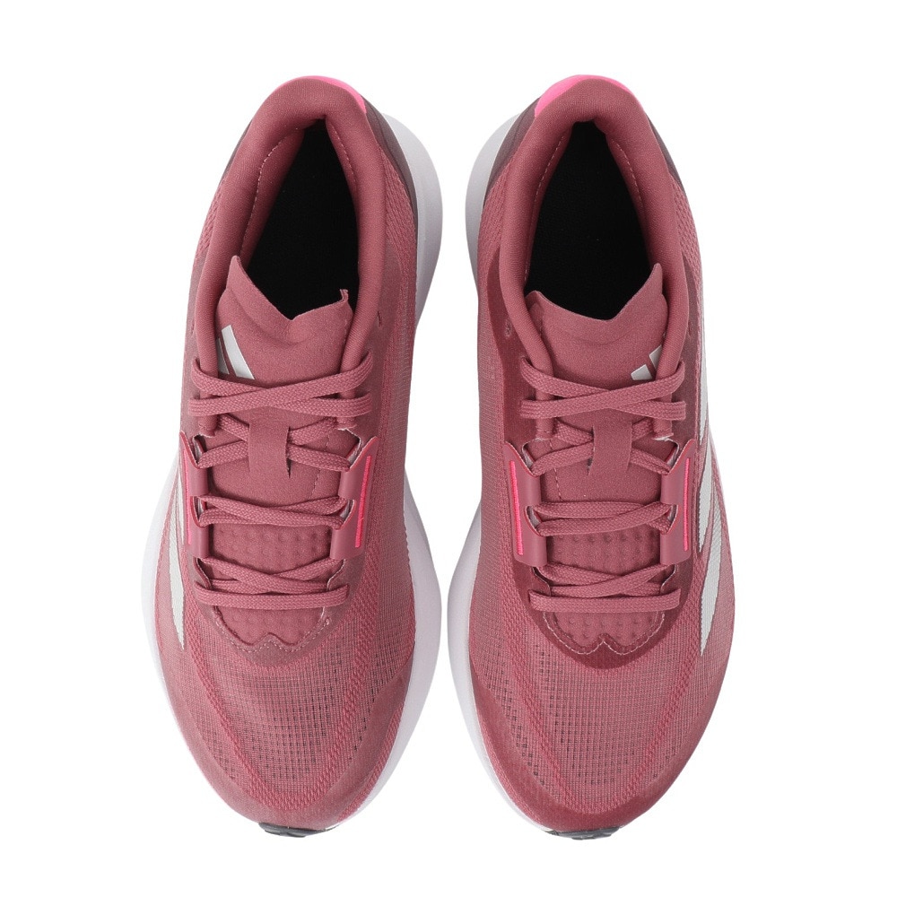 アディダス（adidas）（レディース）ランニングシューズ アディゼロデュラモスピード ブラウン IF9448 スニーカー ジョギング 安定性 軽量 反発力 通気性