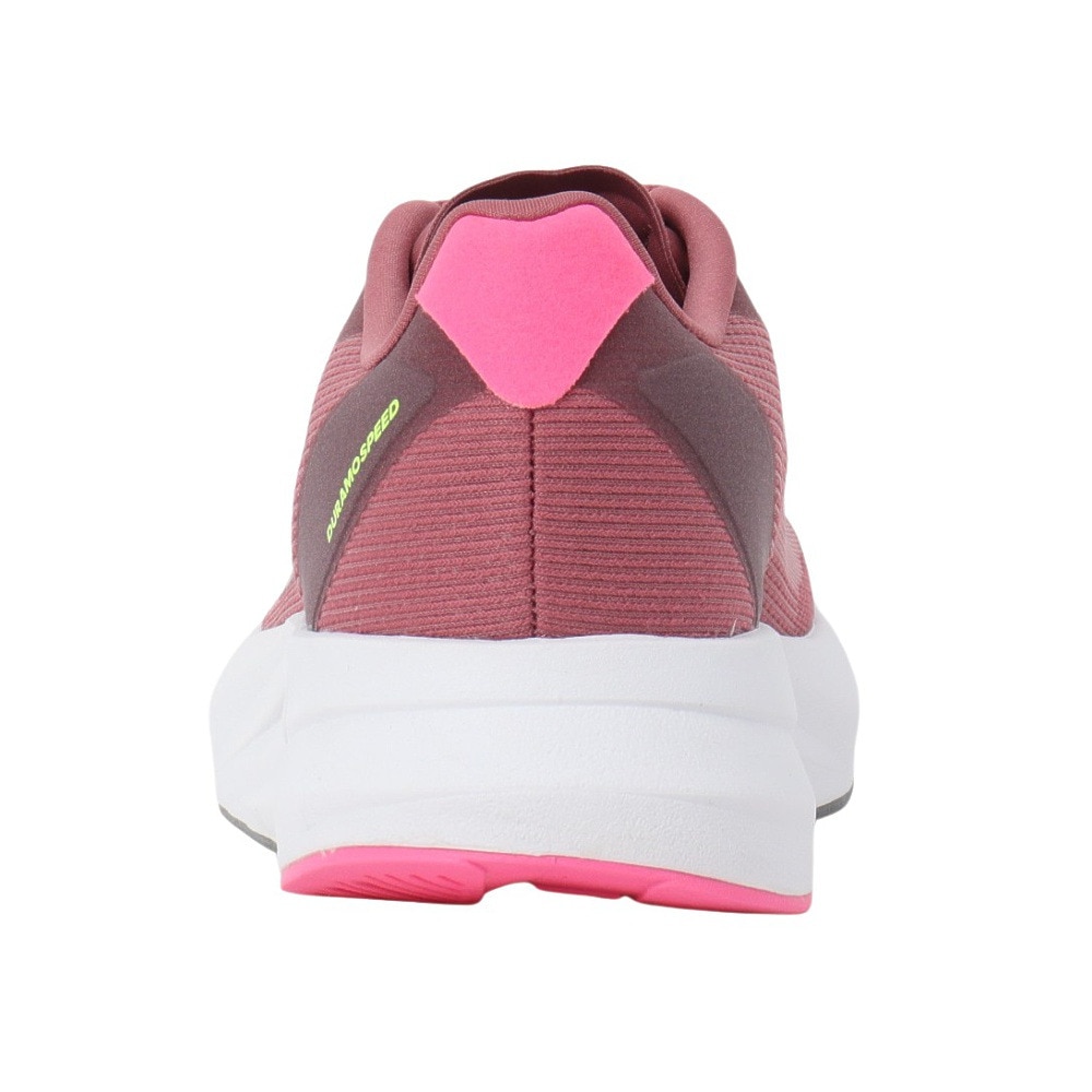 アディダス（adidas）（レディース）ランニングシューズ アディゼロデュラモスピード ブラウン IF9448 スニーカー ジョギング 安定性 軽量 反発力 通気性