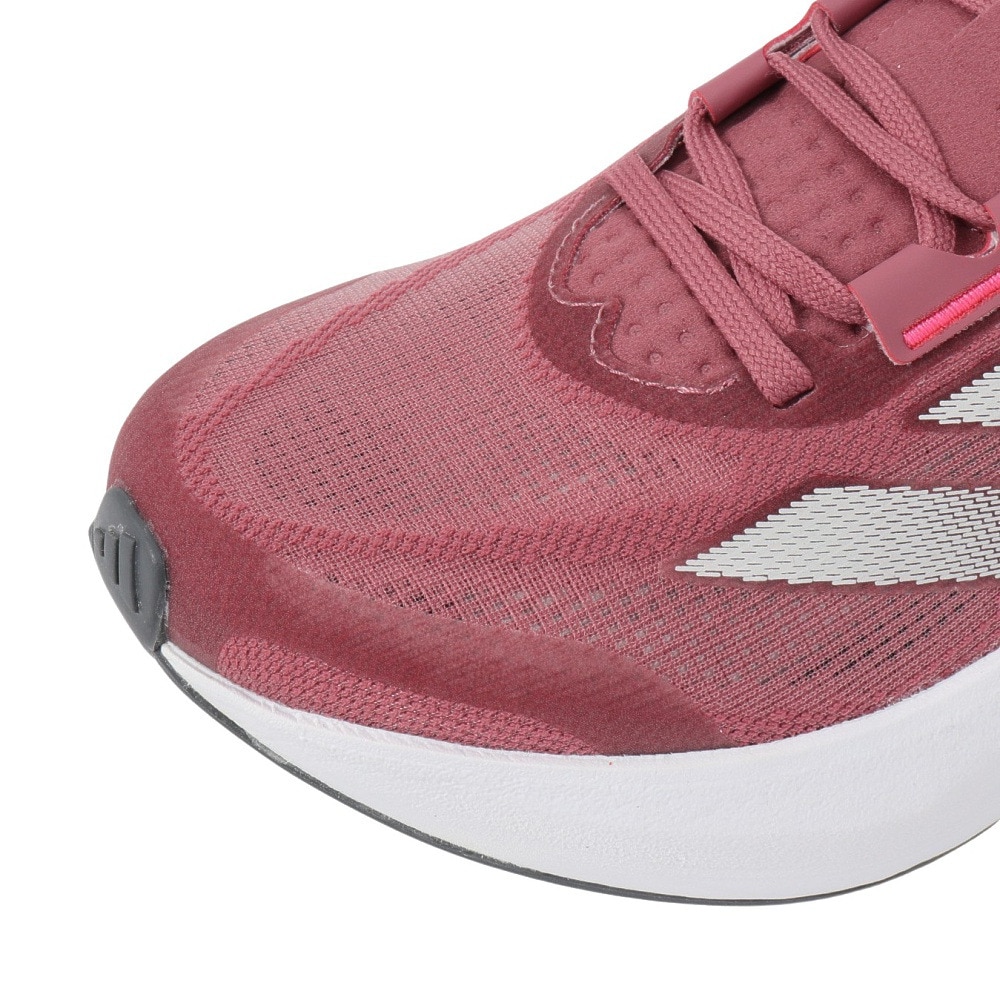 アディダス（adidas）（レディース）ランニングシューズ アディゼロデュラモスピード ブラウン IF9448 スニーカー ジョギング 安定性 軽量 反発力 通気性