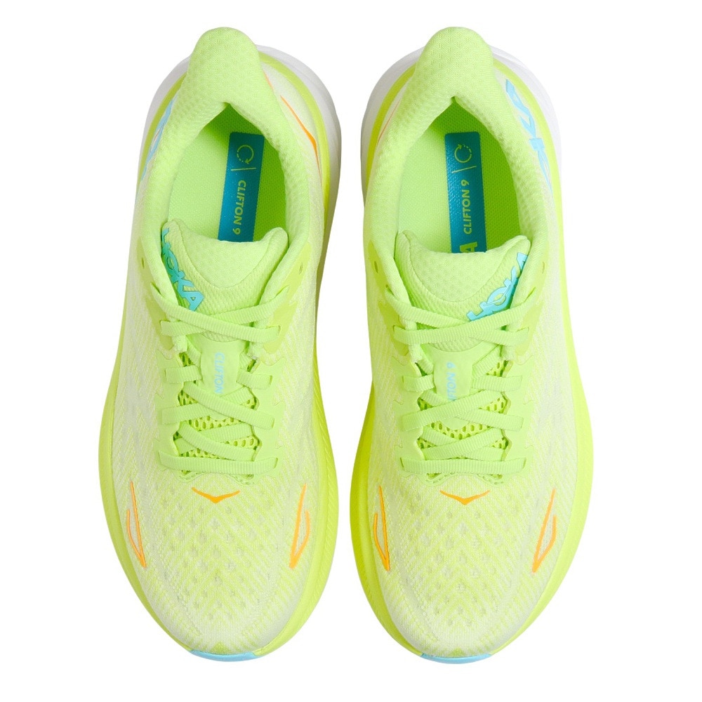 ホカ（HOKA）（レディース）ランニングシューズ クリフトン9 フラッシュグリーン 1127896-LCS スニーカー ジョグ クッション性 ウォーキング