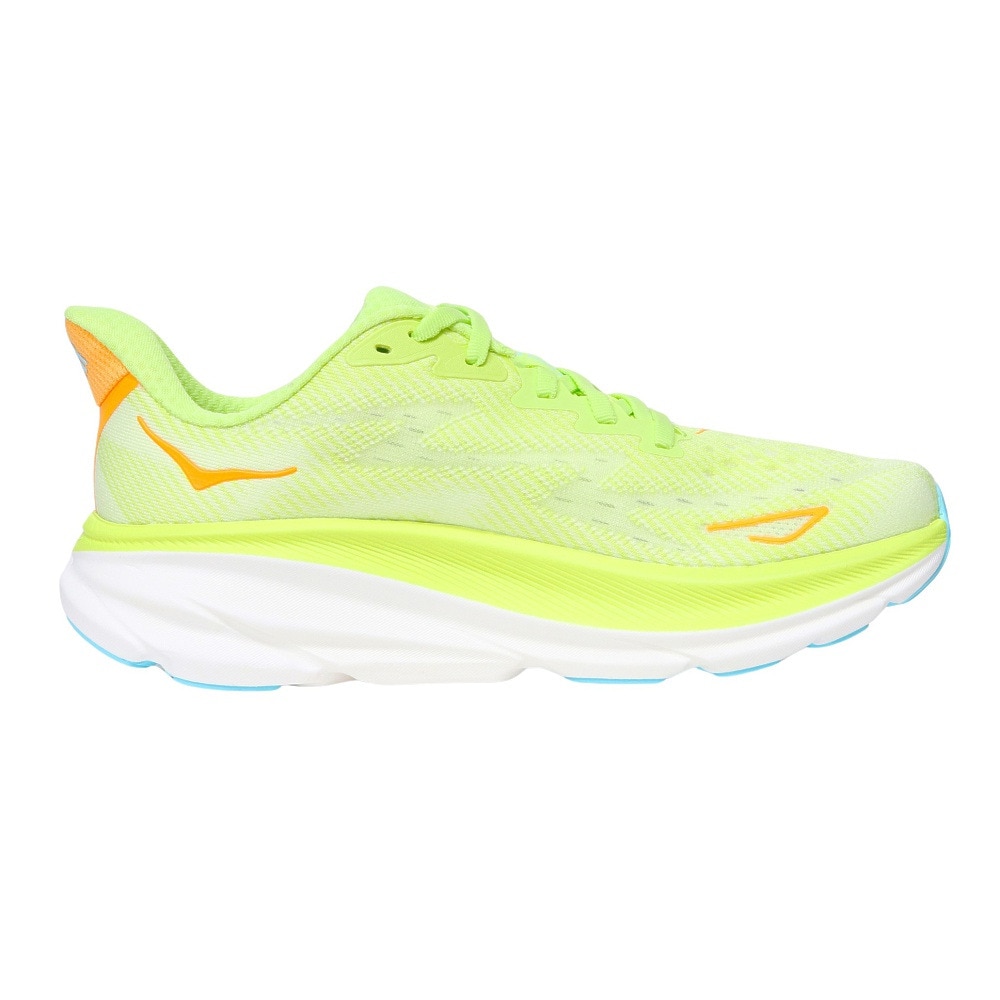ホカ（HOKA）（レディース）ランニングシューズ クリフトン9 フラッシュグリーン 1127896-LCS スニーカー ジョグ クッション性 ウォーキング