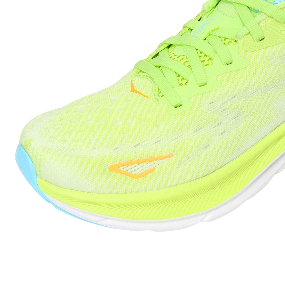 ホカ（HOKA）（レディース）ランニングシューズ クリフトン9 フラッシュグリーン 1127896-LCS スニーカー ジョグ クッション性 ウォーキング