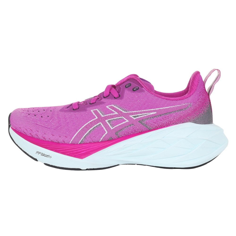 アシックス（ASICS）（レディース）ランニングシューズ ノヴァブラスト4 ピンク ブラック 1012B510.500 スニーカー ジョギング 通気性