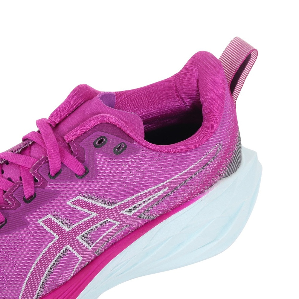 アシックス（ASICS）（レディース）ランニングシューズ ノヴァブラスト4 ピンク ブラック 1012B510.500 スニーカー ジョギング 通気性
