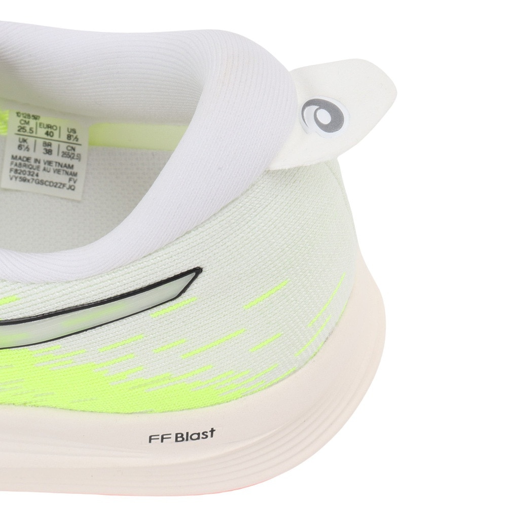 アシックス（ASICS）（レディース）ランニングシューズ エボライドスピード2 イエロー ブラック 1012B597.750 スニーカー マラソン 軽量