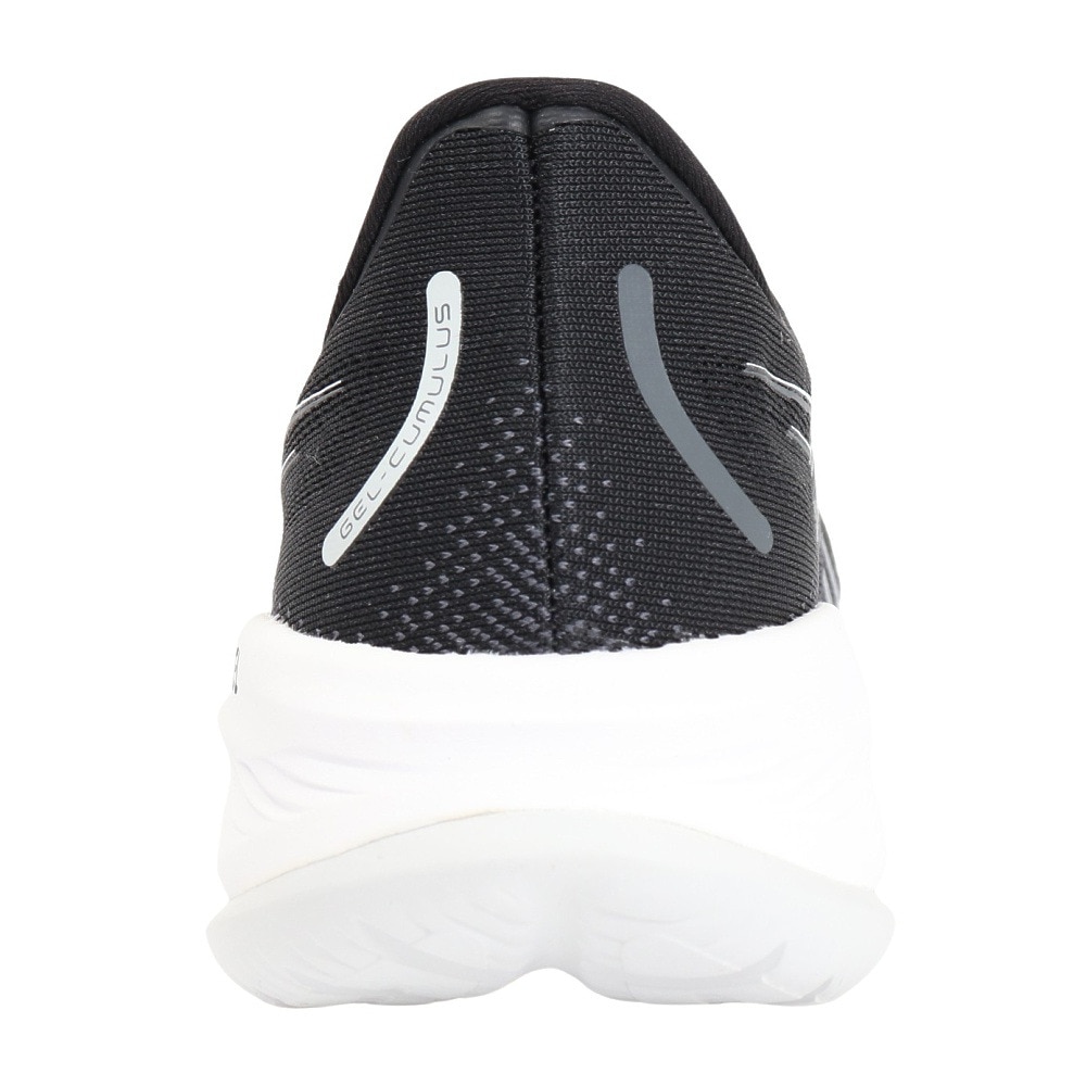 アシックス（ASICS）（レディース）ランニングシューズ ゲルキュムラス26ワイド ブラック グレー 1012B600.002 スニーカー クッション性