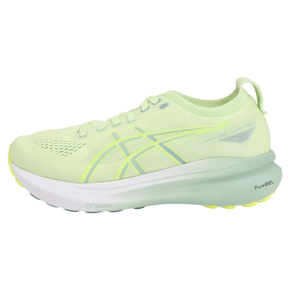 アシックス（ASICS）（レディース）ランニングシューズ ゲルカヤノ31 若草 1012B670.300 スニーカー ジョギング マラソン 安定性 快適