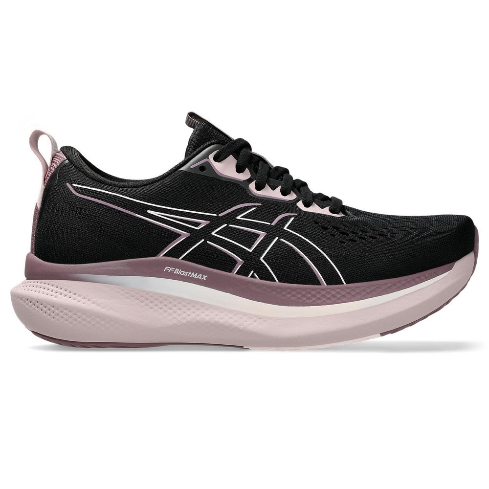 アシックス（ASICS）（レディース）ランニングシューズ グライドライドマックス ブラック ピンク 1012B691.001 スニーカー ジョギング
