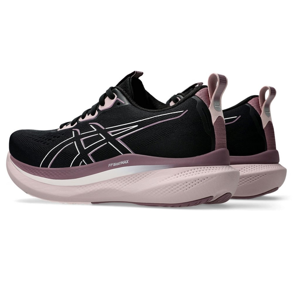 アシックス（ASICS）（レディース）ランニングシューズ グライドライドマックス ブラック ピンク 1012B691.001 スニーカー ジョギング