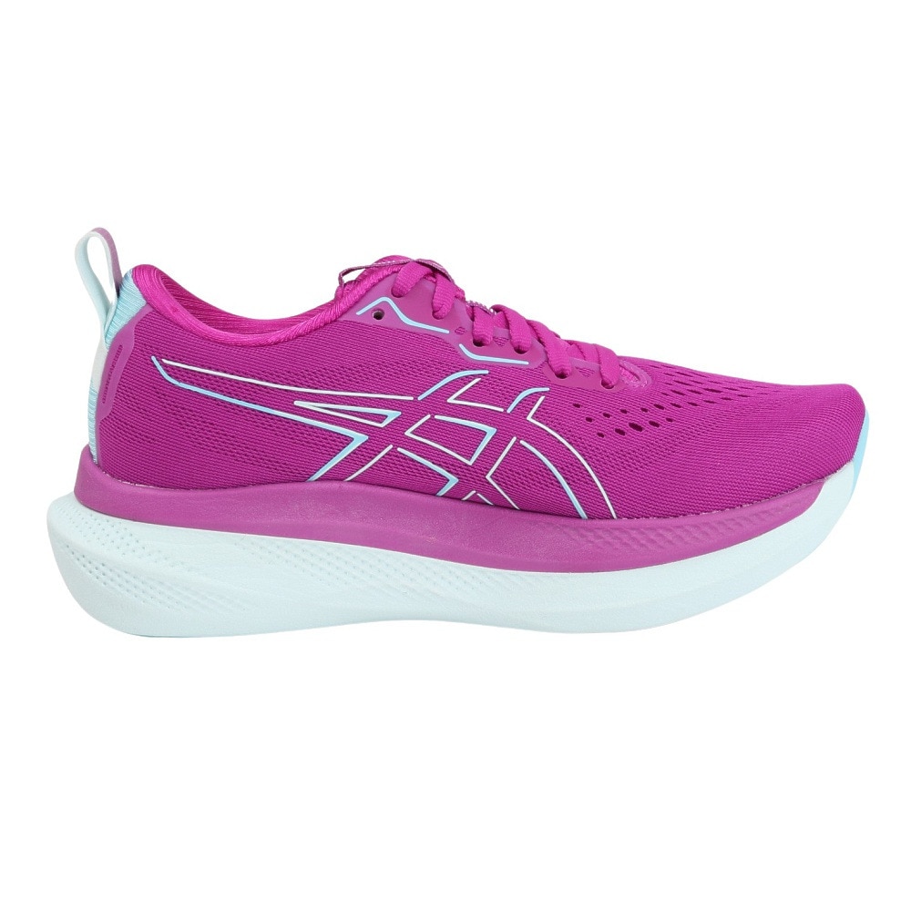 アシックス（ASICS）（レディース）ランニングシューズ グライドライドマックス ピンク ブルー 1012B691.500 スニーカー ジョギング