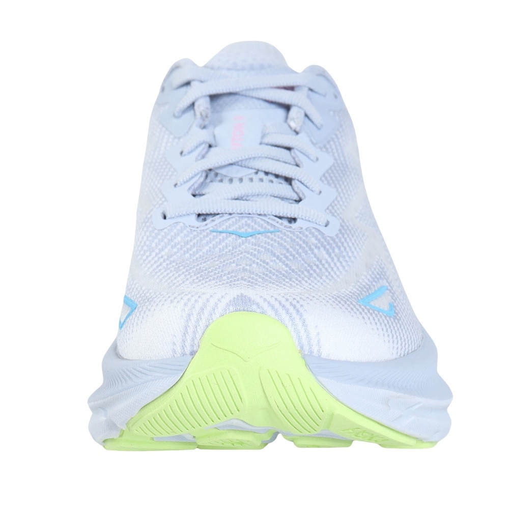ホカ（HOKA）（レディース）ランニングシューズ クリフトン9 ワイド グレー 1132211-GLLS スニーカー ジョグ クッション性 ウォーキング