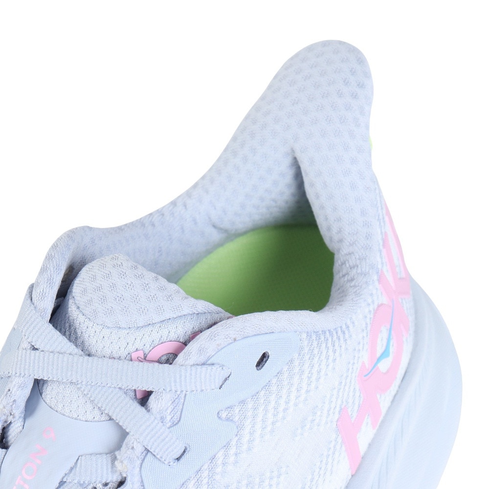 ホカ（HOKA）（レディース）ランニングシューズ クリフトン9 ワイド グレー 1132211-GLLS スニーカー ジョグ クッション性 ウォーキング