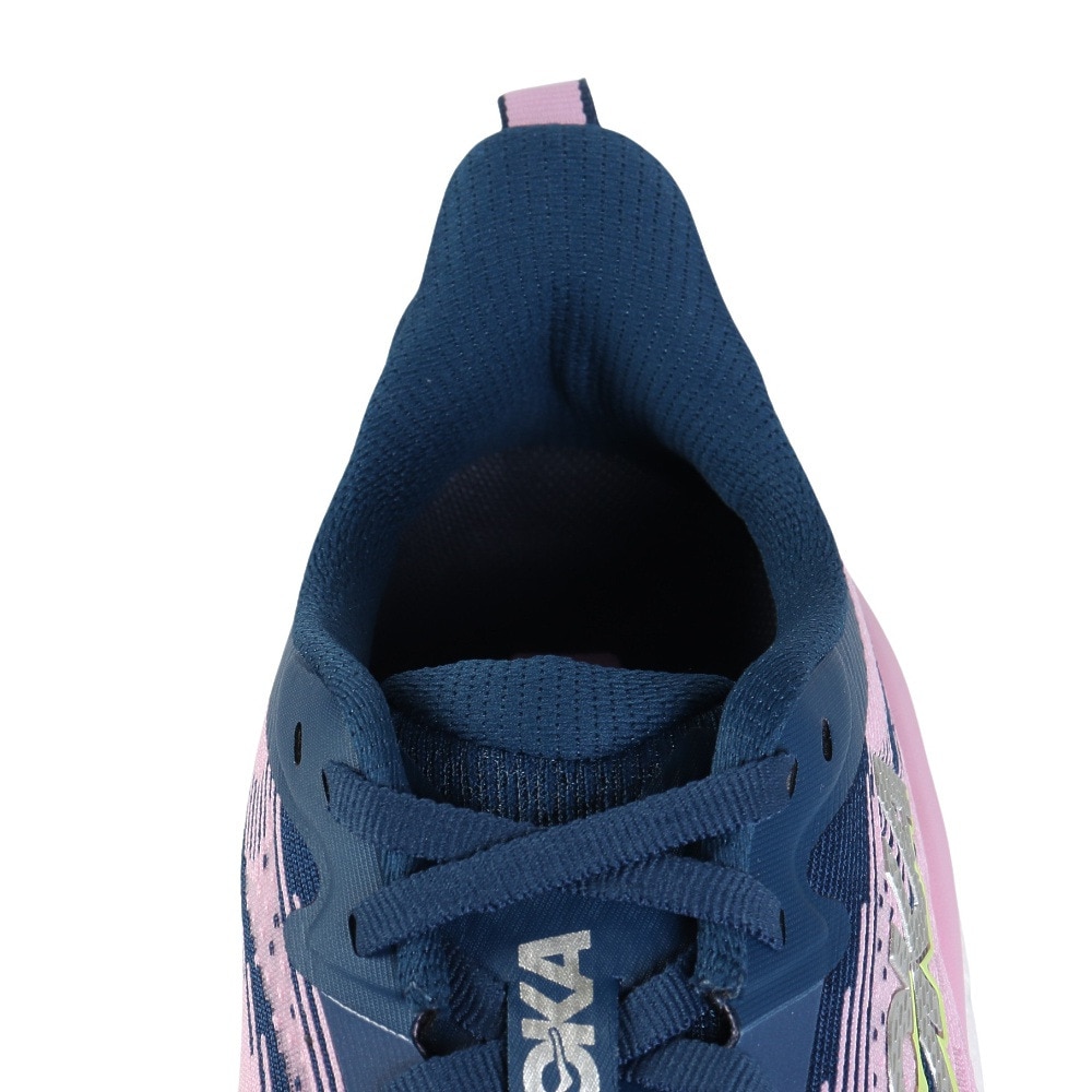 ホカ（HOKA）（レディース）ランニングシューズ スカイフロー ワイド ネイビー パープル 1155118-MTW スニーカー ジョグ 軽量 安定性 