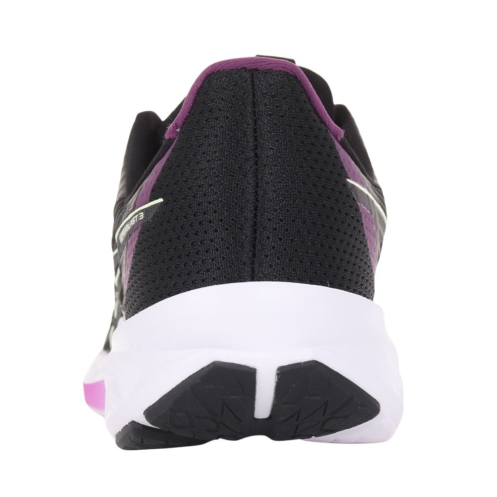 アシックス（ASICS）（レディース）ランニングシューズ バーサブラスト3 ブラック パープル 1012B511.005 スニーカー ジョグ フィットネス