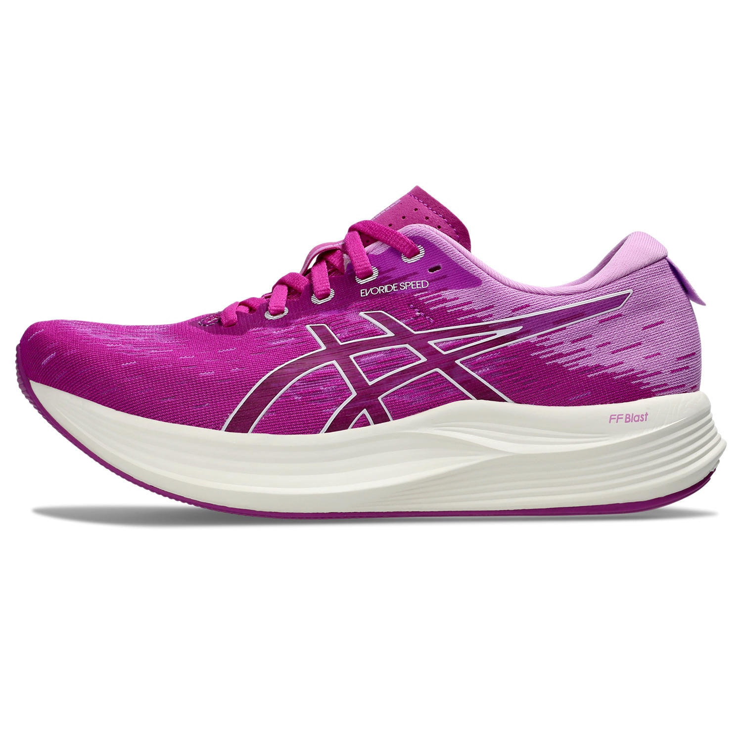 アシックス（ASICS）（レディース）ランニングシューズ エボライドスピード2ワイド マゼンダ 1012B598.500 スニーカー ジョギング クッション性 軽量