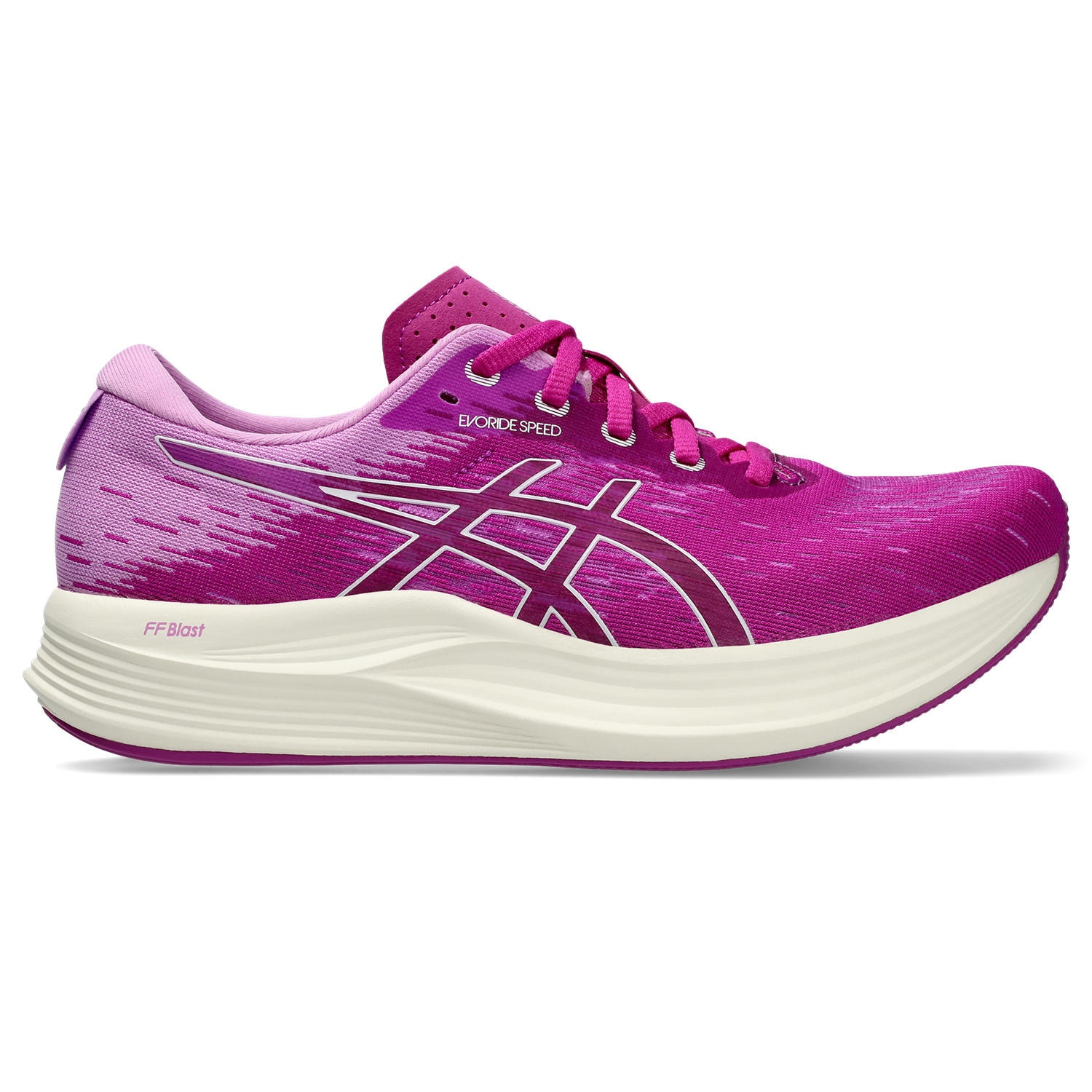 アシックス（ASICS）（レディース）ランニングシューズ エボライドスピード2ワイド マゼンダ 1012B598.500 スニーカー ジョギング クッション性 軽量