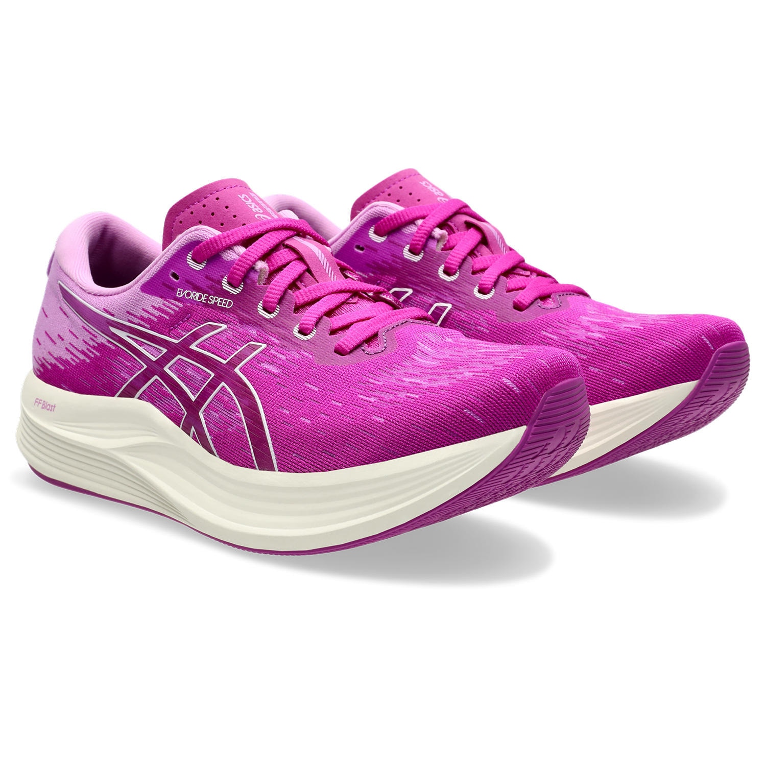 アシックス（ASICS）（レディース）ランニングシューズ エボライドスピード2ワイド マゼンダ 1012B598.500 スニーカー ジョギング クッション性 軽量