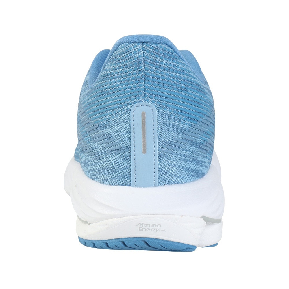 ミズノ（MIZUNO）（レディース）ランニングシューズ ウエーブライダー28SW ブルー ホワイト J1GD240625 スニーカー ジョギング トレーニング