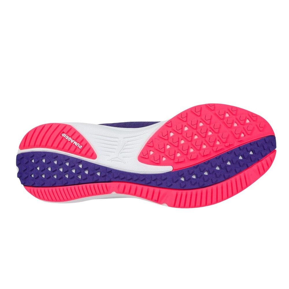 プーマ（PUMA）（レディース）ランニングシューズ エレクトリファイニトロ3W パープル 37845613 スニーカー ジョギング 安定性 軽量 高反発 
