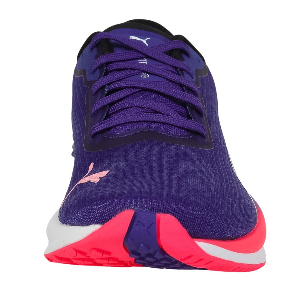 プーマ（PUMA）（レディース）ランニングシューズ エレクトリファイニトロ3W パープル 37845613 スニーカー ジョギング 安定性 軽量 高反発 
