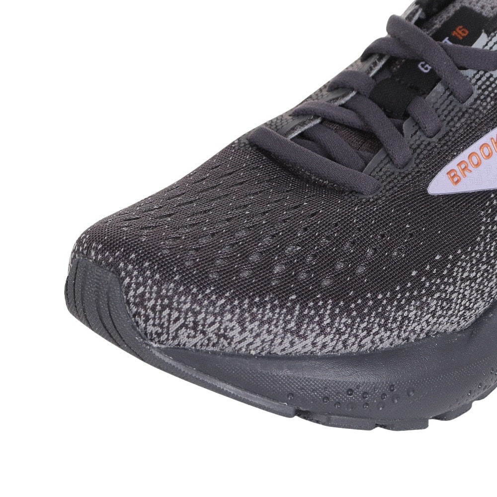 ブルックス（BROOKS）（レディース）ランニングシューズ ジョギングシューズ ゴースト16 BRW4072 ブラック/パープル